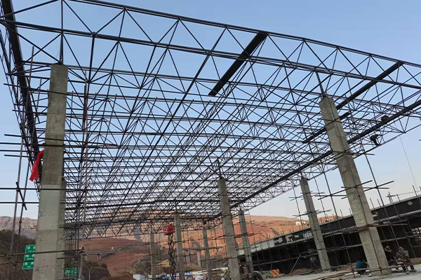 密山钢结构网架图片